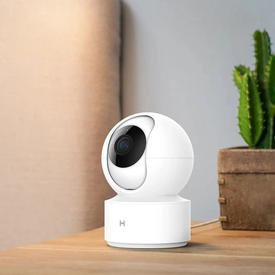 White Xiaobai smart camera model CMSXJ16A with 1080p resolution and 110° wide-angle lens