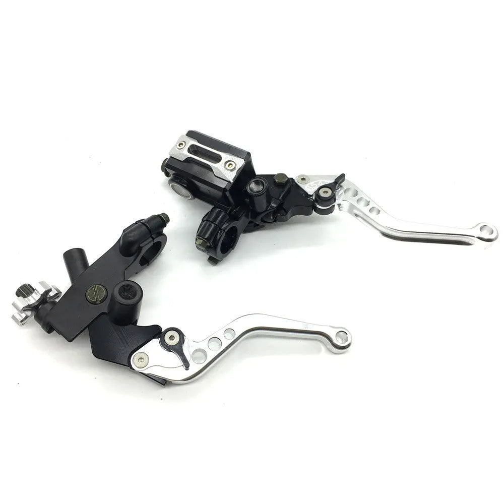 Adjustable brake clutch handle assembly left right 22mm black silver red blue gold orange