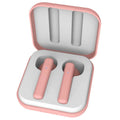 M1011 Macaron wireless sports headphones with charging case, available in Black, Green, Pink, Sky Blue and White
