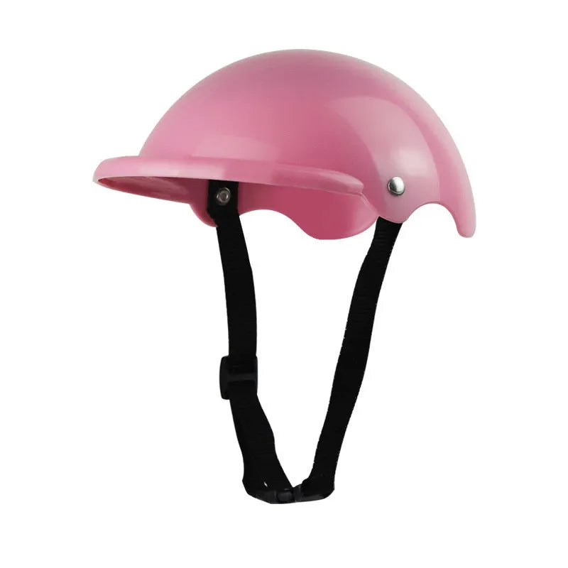 Small S size plastic pet motorcycle safety helmet in four colour options