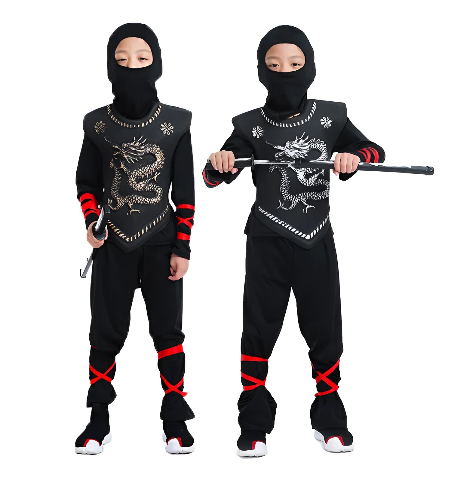 Children's Halloween cosplay costume in cotton-polyester blend available in multiple colours