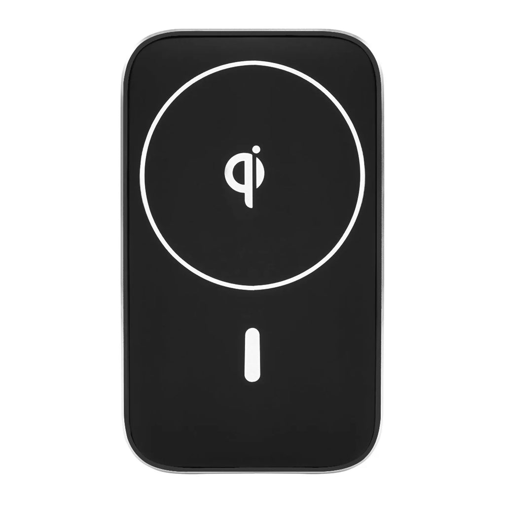 Black M6 magnetic wireless charging car bracket for smartphone mounting and charging