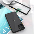 iPhone 11 protective case with frosted back and corner airbag protection in black colour