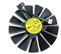 EVERFLOW T129215SM 95mm square GPU cooling fan with 4-pin connector