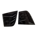 Bright black carbon fibre rear triangle decoration pair for Kia Stinger