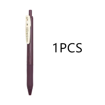 0.5mm bullet neutral gel pen with Japanese design in multiple colour options including retro styles