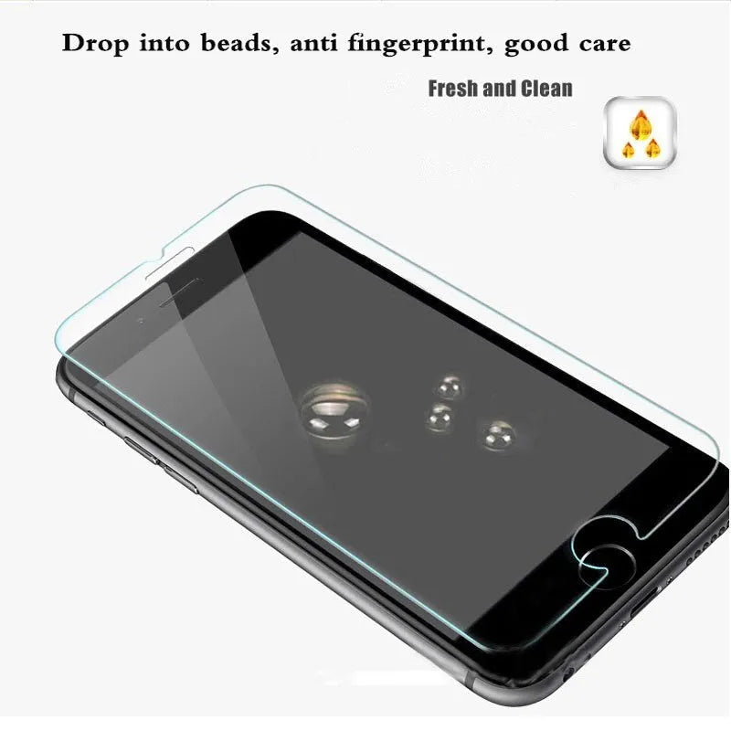 0.26mm thick tempered glass screen protector with 9H hardness rating for smartphone scratch protection