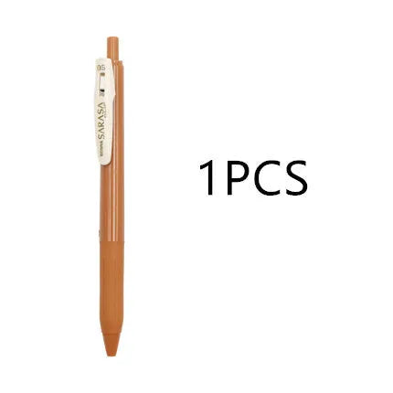 0.5mm bullet neutral gel pen with Japanese design in multiple colour options including retro styles