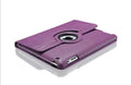 iPad PU leather rotary case in clam shell design with sleep function for multiple iPad models