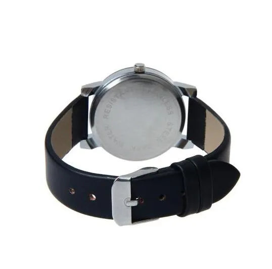 Impressionist art wristwatch with sweetheart meridian strap, leisure watch design