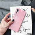 Black and pink painted polycarbonate back cover cases for Huawei P20 and Honor10 phones
