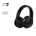 IP878 folding Bluetooth headset in black, blue, or white with 40mm drivers and 3.5mm jack