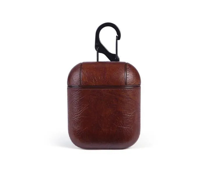 Genuine leather charging case for Apple AirPods in multiple colour options.