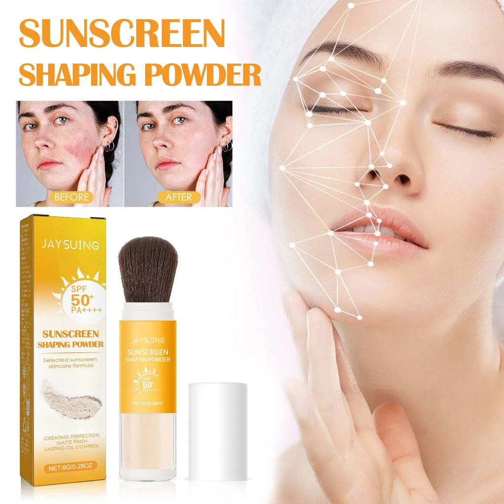 8g compact of translucent mattifying setting powder for oil control and makeup finishing