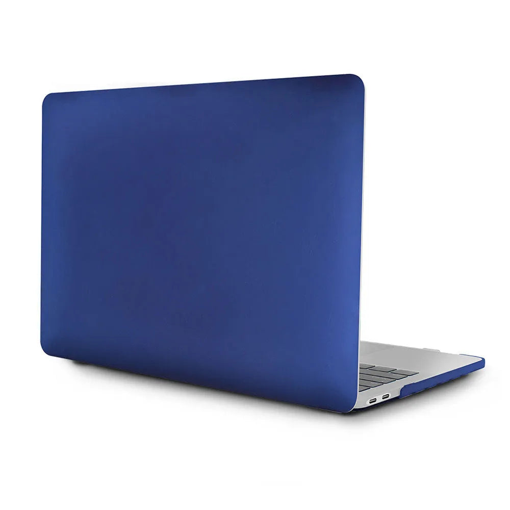 Frosted crystal transparent black plastic protective case for MacBook Pro and Air fit multiple models