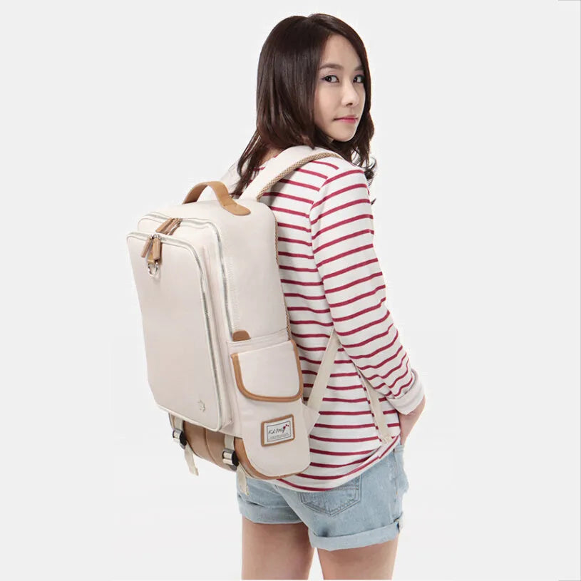 Men's Oxford cloth backpack with modern Korean design in seven colour options