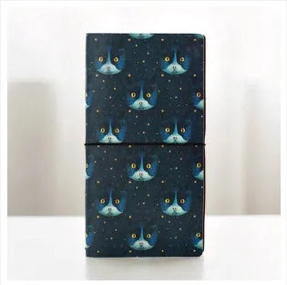 Japanese-style hand book creative notebook with hand-painted cover design