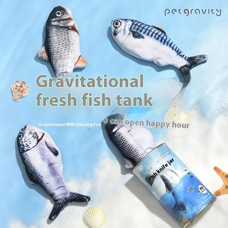 Pet electric simulation USB rechargeable molar tooth cleaning toy in Blue Shark style with soft velvet exterior