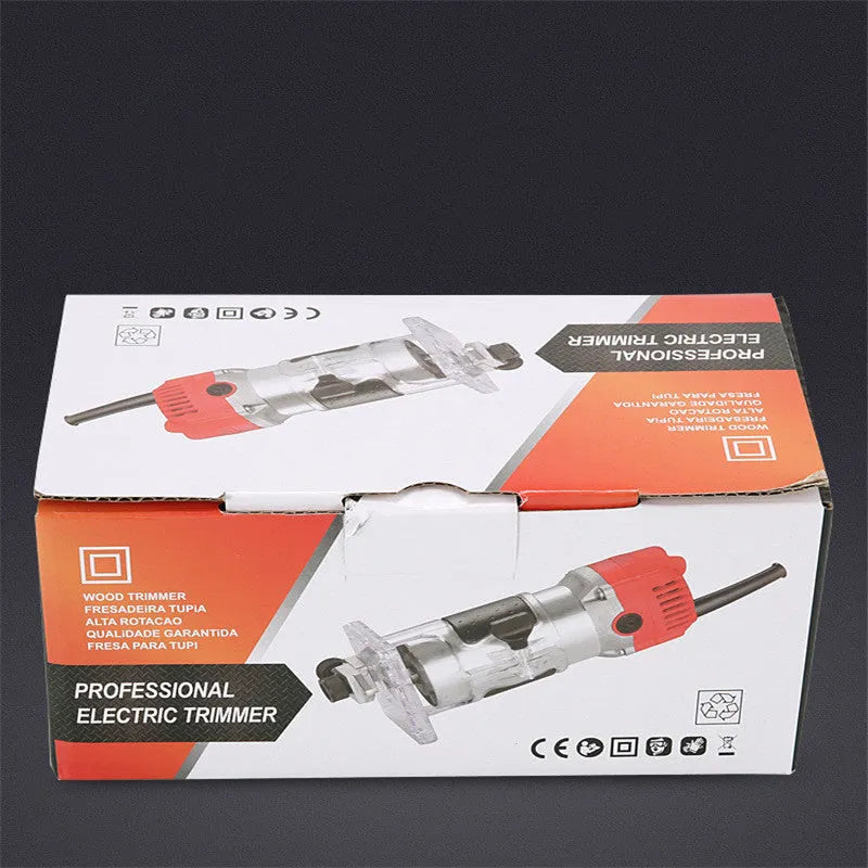 800W electric wood polishing trimmer with aluminium casing for wood carving