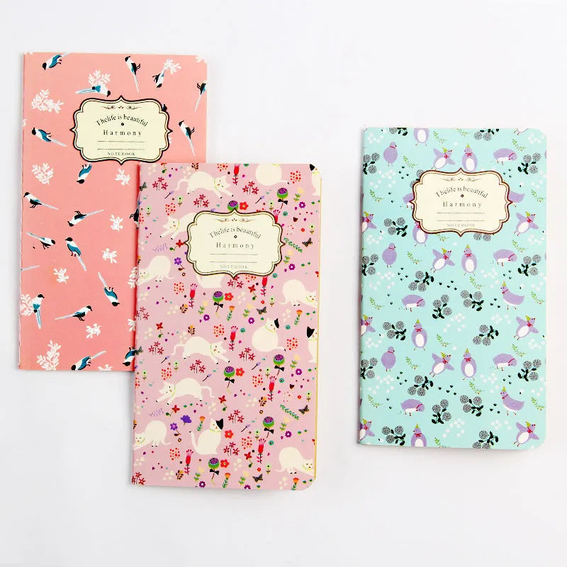 Hand-stitched kraft paper notebook with a tassel bookmark, shown in a natural colour.