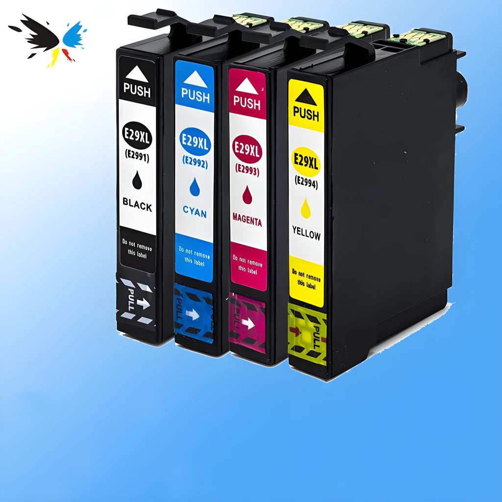 Compatible ink cartridges for Epson Expression Home XP printers, four colours, 15ml black and 13ml colour