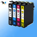 Compatible ink cartridges for Epson Expression Home XP printers, four colours, 15ml black and 13ml colour