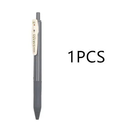 0.5mm bullet neutral gel pen with Japanese design in multiple colour options including retro styles