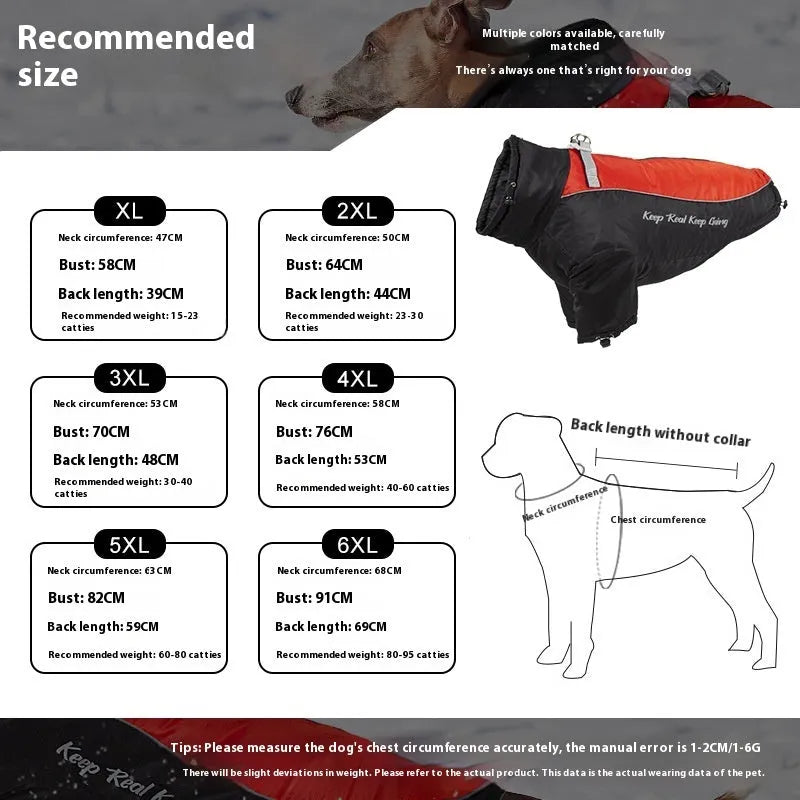 Polar fleece dog jacket with separate liner in a two-tone colour combination on a mannequin.
