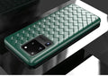 Woven TPU phone case for Samsung S20 and Note10 in pure colour back cover style
