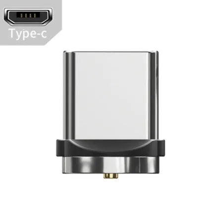 Essager rotating magnetic USB charging cable with blue LED light showing 360-degree rotation