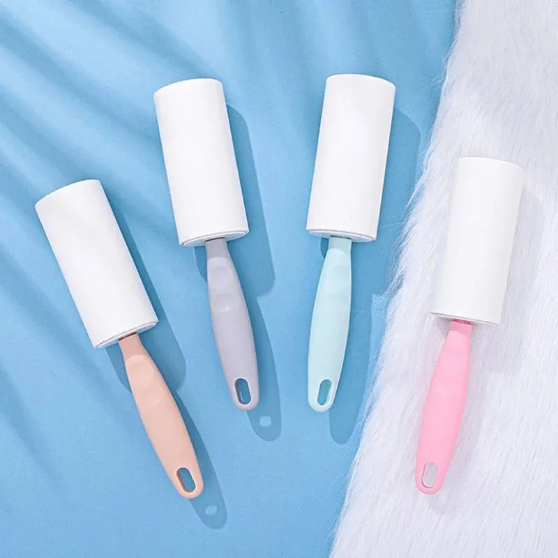 Lint roller refills sticky remover for pet dog hair on clothes and sofa, 21.5cm replaceable roll in apricot colour