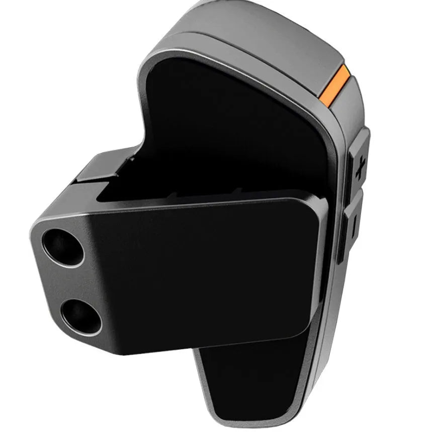 BT-S2 motorcycle Bluetooth walkie-talkie headset in black with 1000m intercom range and DSP noise cancellation