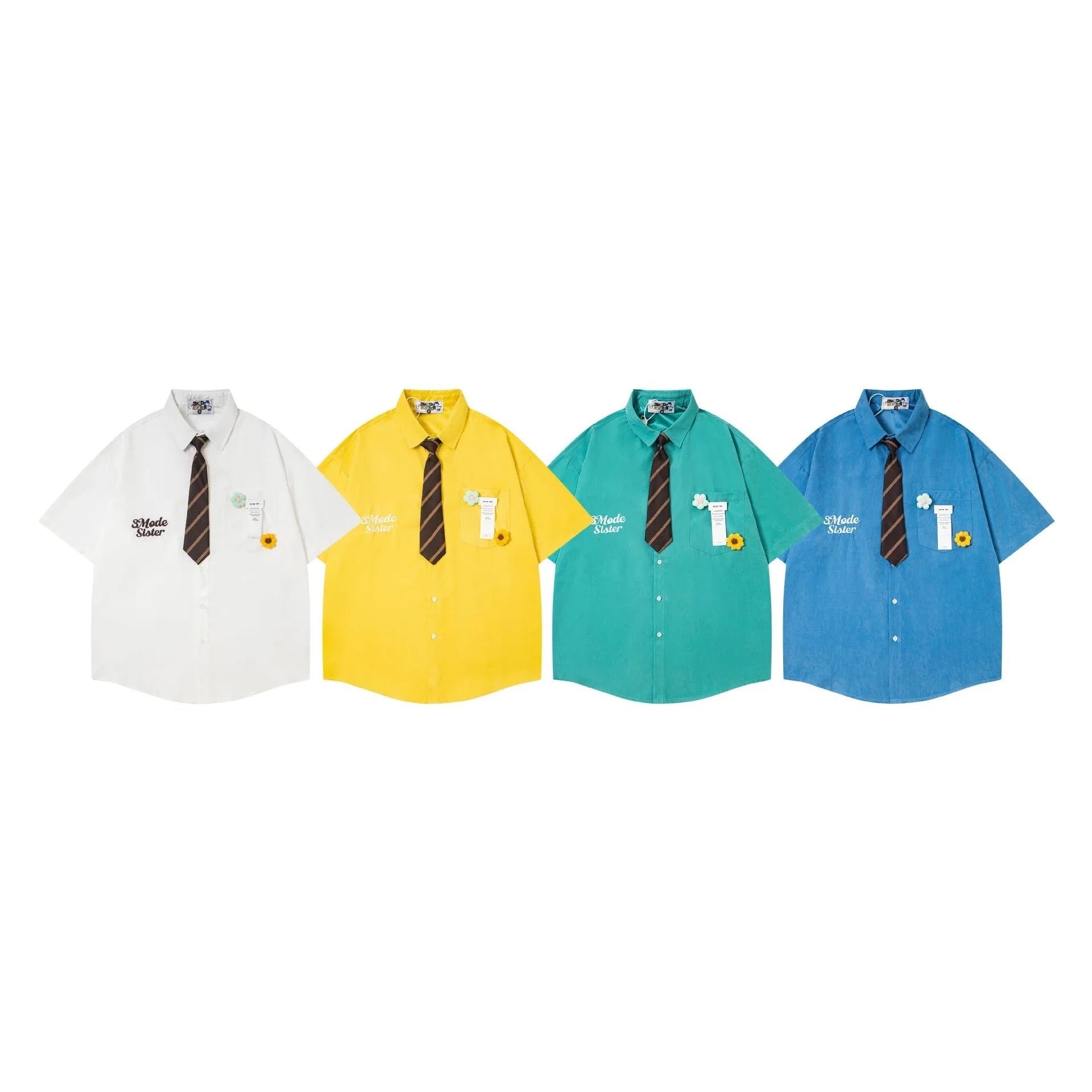 Hong Kong style loose half-sleeve baby summer top with floral pattern in polyester fabric