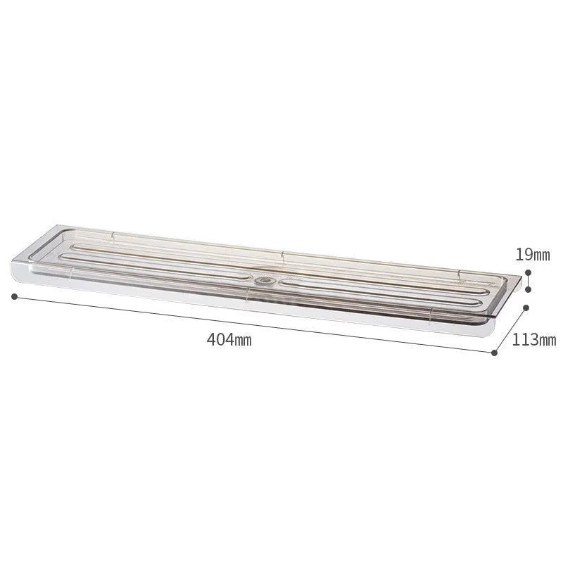Telescopic glass seasoning bottle in transparent grey long style for kitchen storage