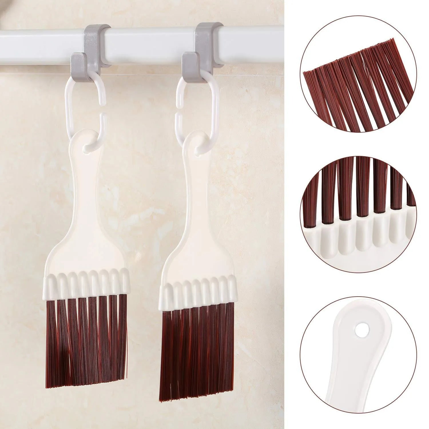 Stainless steel air conditioner fin cleaning brush and metal comb tool for radiator maintenance