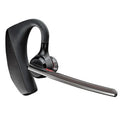 Black over-ear Bluetooth sports headphones with a large battery and call function displayed.