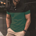 Men's casual short sleeve polo shirt top in polyester fibre, available in multiple colours and sizes S to XXXL