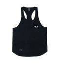 Men's cotton fitness vest in multiple colours for summer running and training.