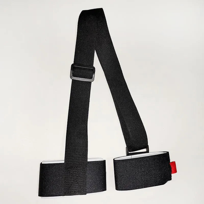 Adjustable hook and loop skiing bandage strap in four colour options