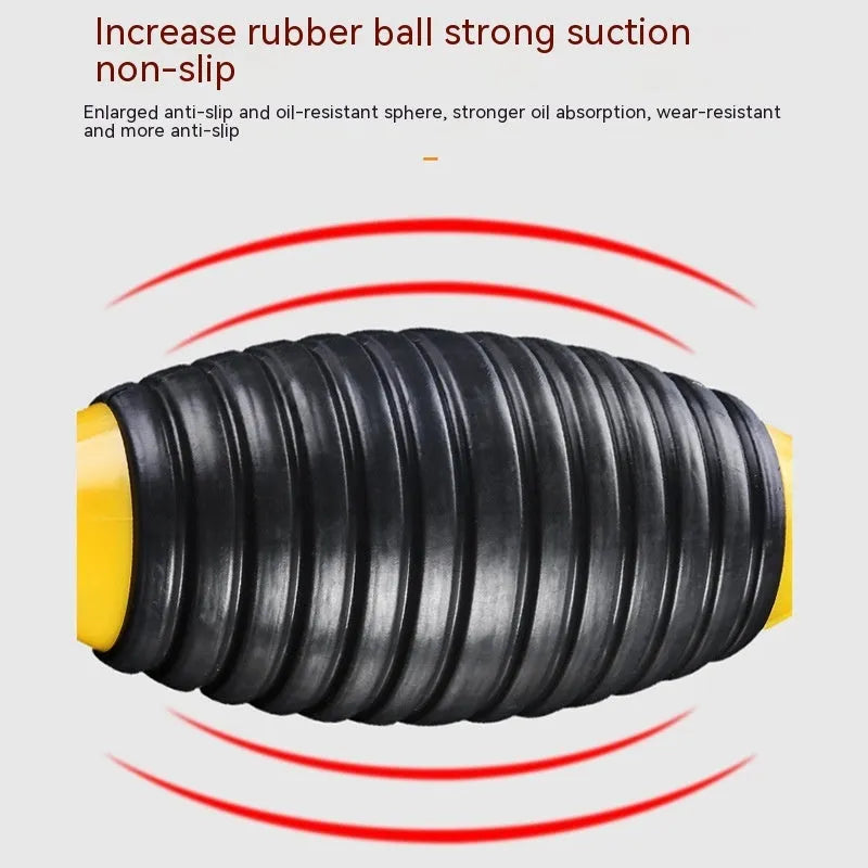 Car manual oil suction pipe set showing flexible tubing for emergency fluid extraction