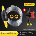 Car manual oil suction pipe set showing flexible tubing for emergency fluid extraction