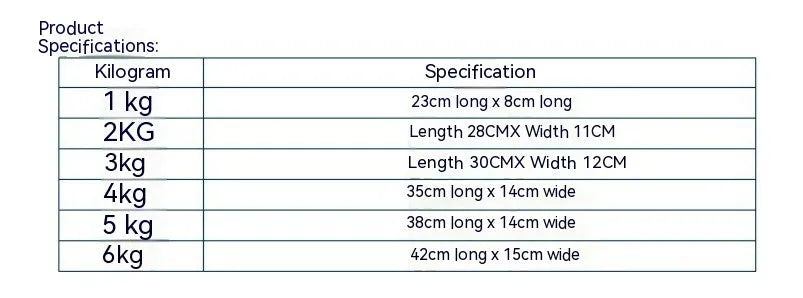 Pair of Oxford cloth legging sandbags for track and field training in six weight options