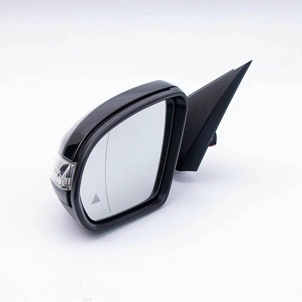 Mercedes-Benz W205 rearview mirror assembly with ABS housing for heated folding systems