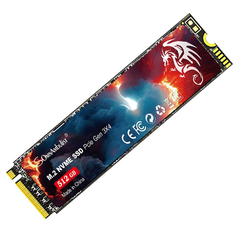 M.2 solid state drive for desktop computers with PCIe 3.0 interface and multiple capacity options
