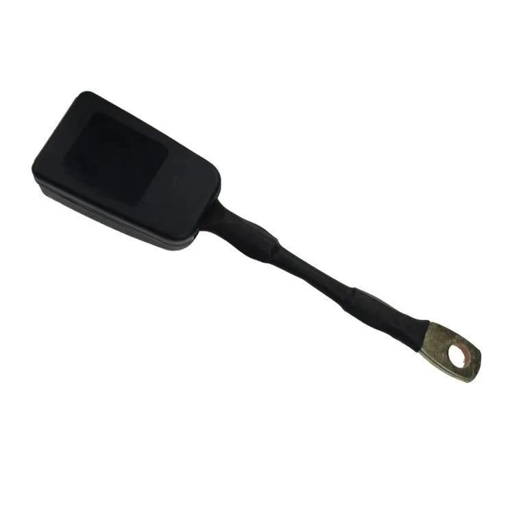Car seat belt buckle with 20cm steel wire base for 21cm width vehicle sockets.