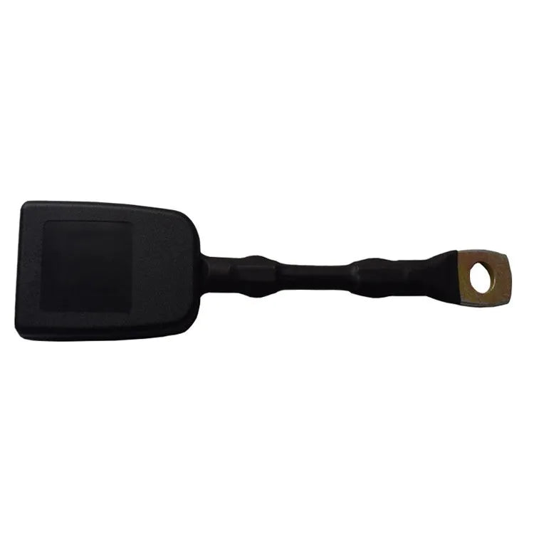 Car seat belt buckle with 20cm steel wire base for 21cm width vehicle sockets.