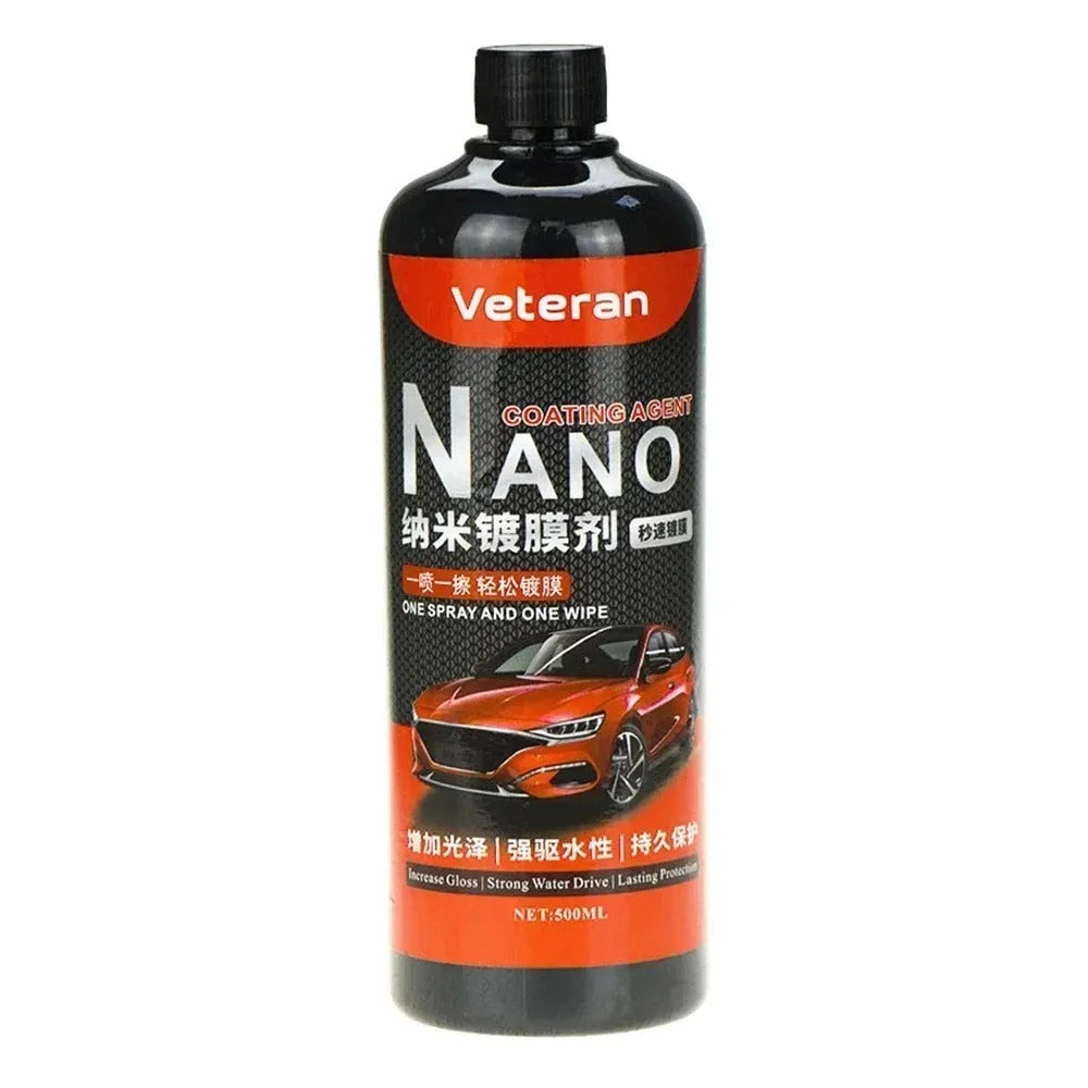 Car coating spray bottle for quick polishing and protective maintenance