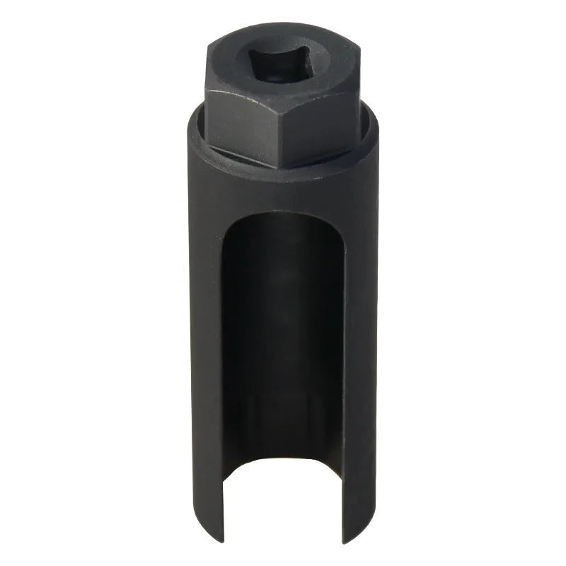 Black chromium vanadium steel oxygen sensor socket sleeve with 22mm internal diameter for automotive use