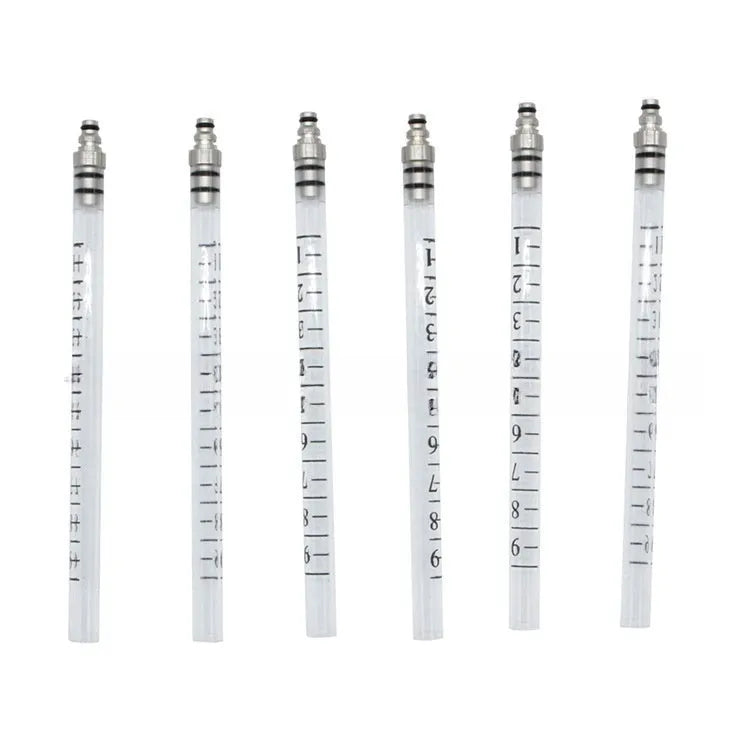 Brass fuel injection flow meter and oil return measuring instrument for automotive diagnostics