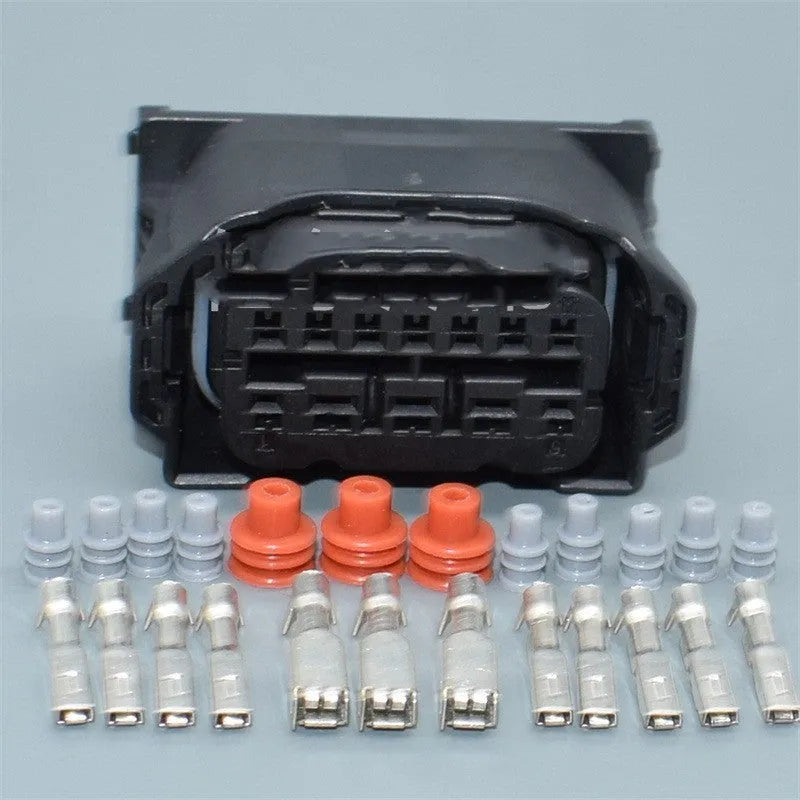 Black BMW headlight electrical plug connector part DJ7121W-1.5 for X1 E90 E92 models
